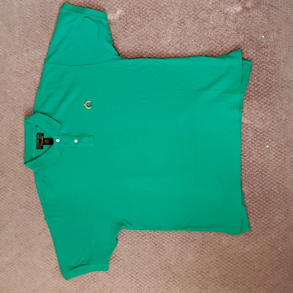 Men's Alexander Julian Pique Short Sleeve XL Polo Shirt, Green